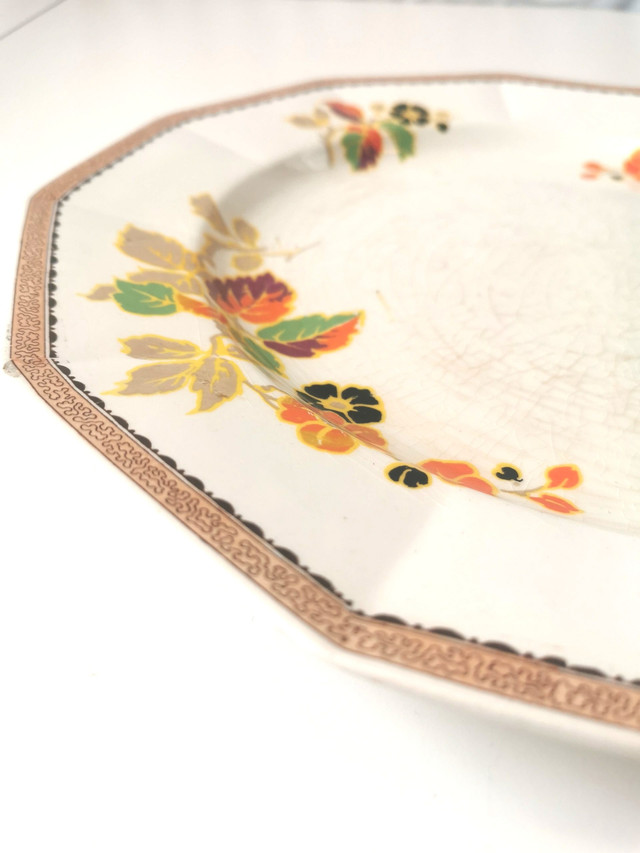 Myott Sons England Botanical Plate w/ Stand - photo 4