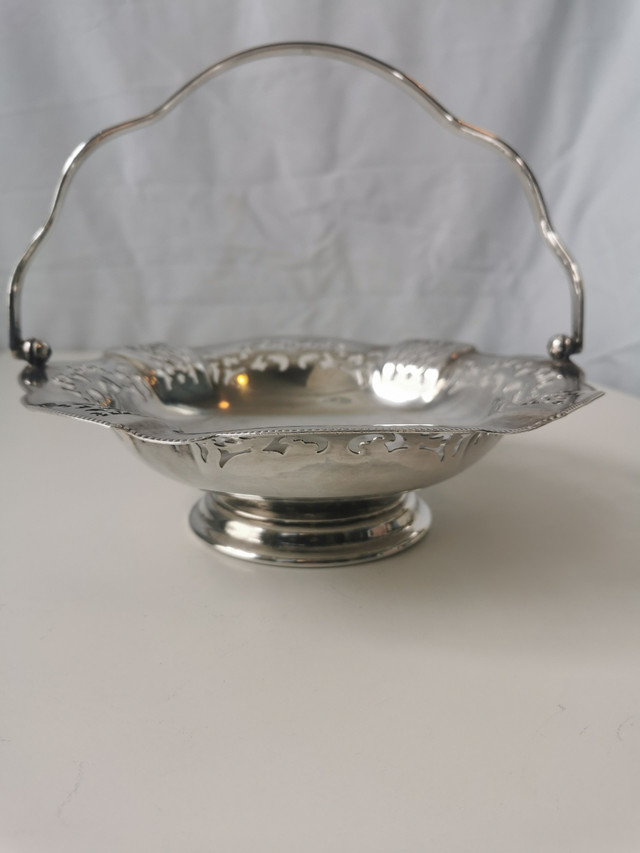 Display Dish Fruit Silver Plated Vintage - photo 5