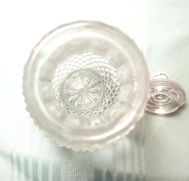 Display Piece Vintage 1980 Glass Pineapple Diamond Point Bulb image indicator(6)