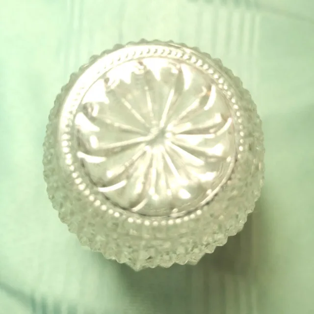 Display Piece Vintage 1980 Glass Pineapple Diamond Point Bulb image indicator(7)