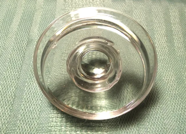 Display Piece Vintage 1980 Glass Pineapple Diamond Point Bulb image indicator(9)