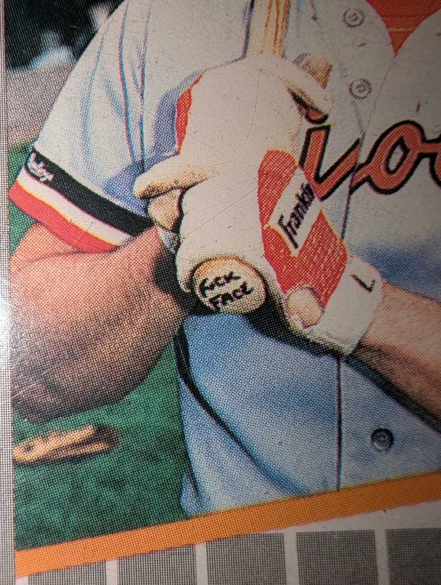 Bill Ripken Fleer Card f@ck face image indicator(4)