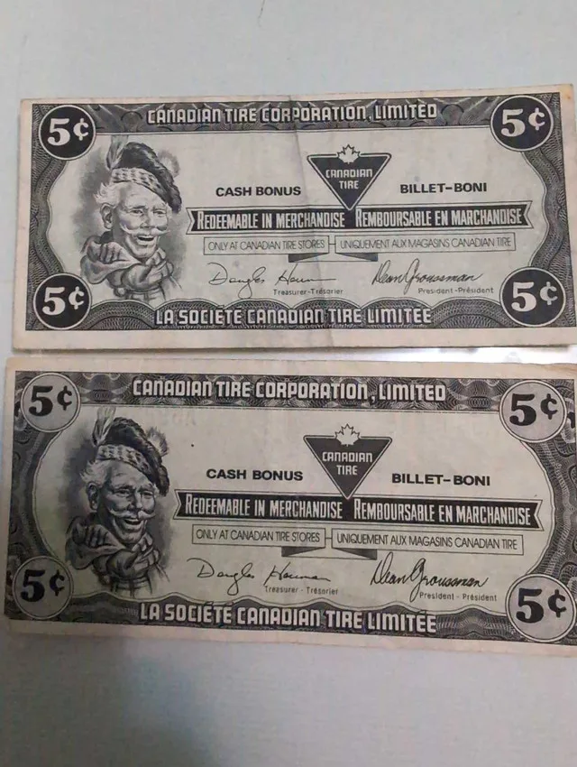Canadian Tire Money