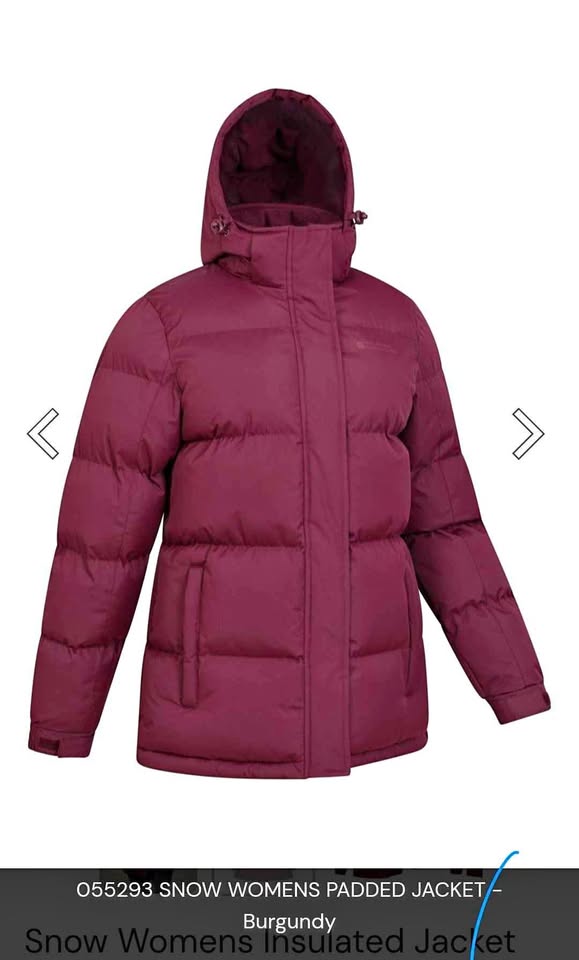 Heavy winter Womens Insulated Jacket- Size L 🥕🥕