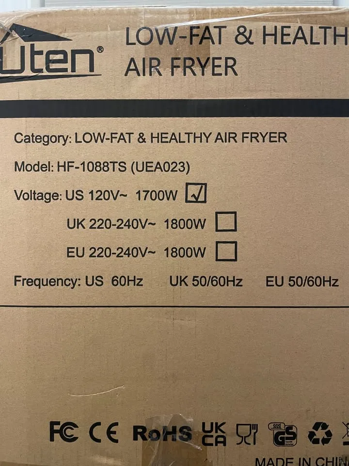 Uten XL TouchScreen AIRFRYER (Brand New) image indicator(3)