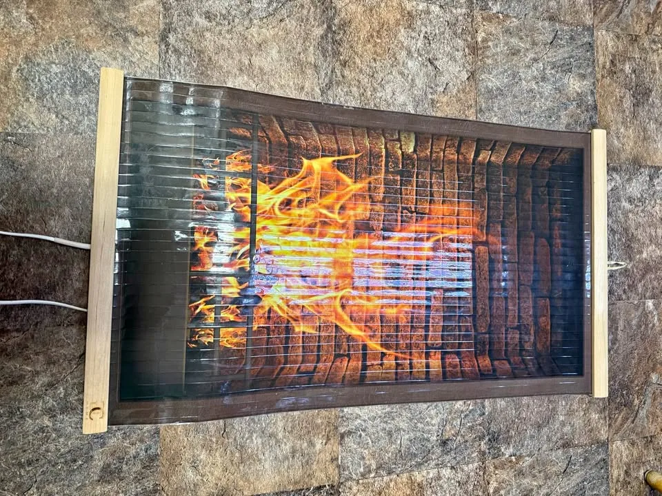 Wall panel Fireplace with heat
