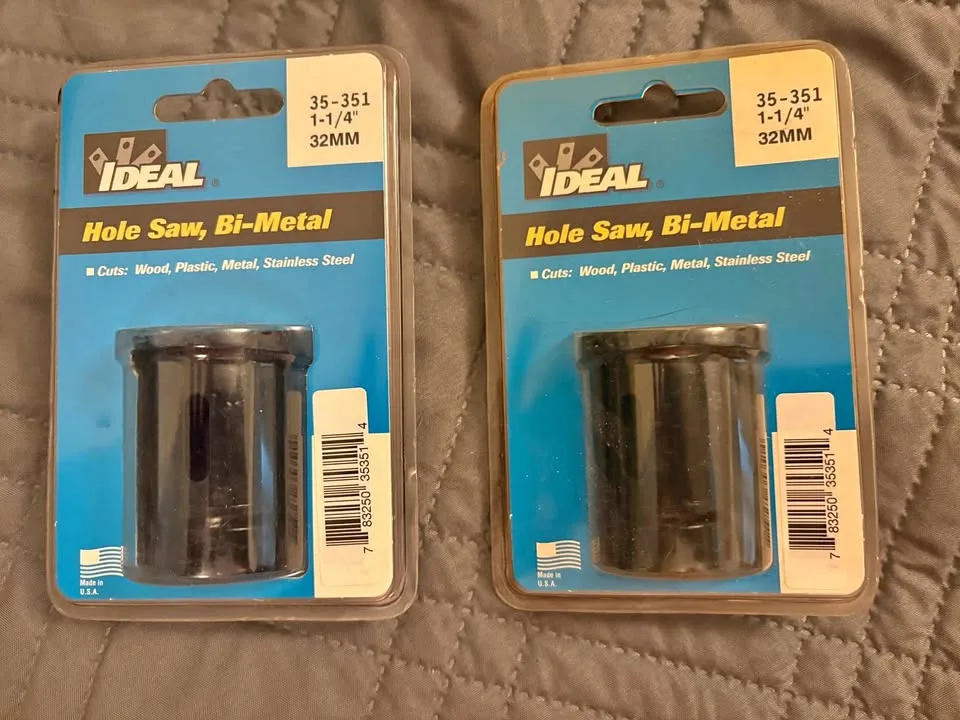 BNIP IDEAL Hole Saw, Bi-Metal 1-1/4” 33MM