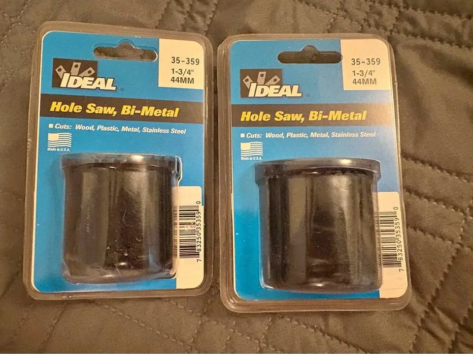 BNIP IDEAL Hole Saw, Bi-Metal 1-3/4” 44MM