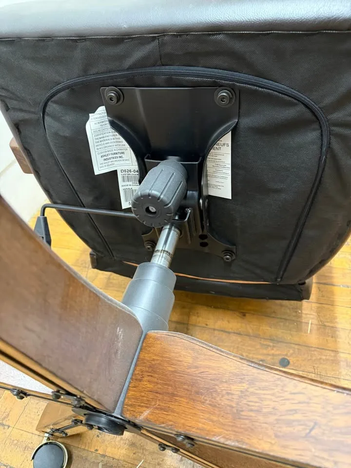 Ashley Oak caster chair image indicator(3)