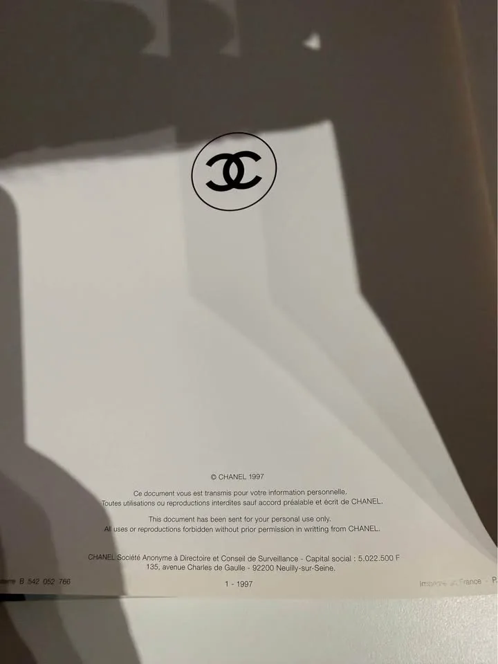 1997 VINTAGE CHANEL COLLECTION CATALOG BOOK hardcover image indicator(3)