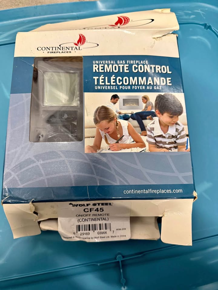 Continental UNIVERSAL GAS FIREPLACE REMOTE CONTROL CF45