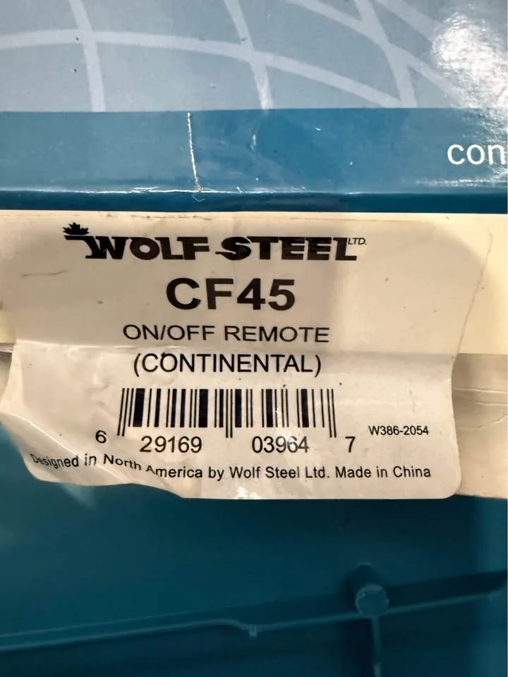 Continental UNIVERSAL GAS FIREPLACE REMOTE CONTROL CF45 image indicator(2)