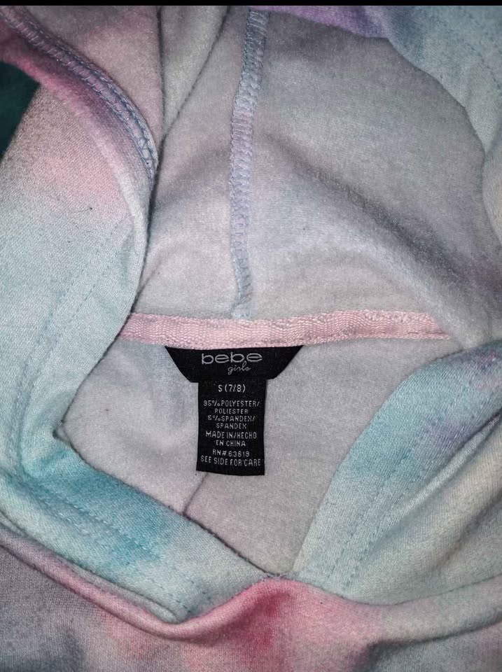 Bebe girls tye dye hoodie - photo 2