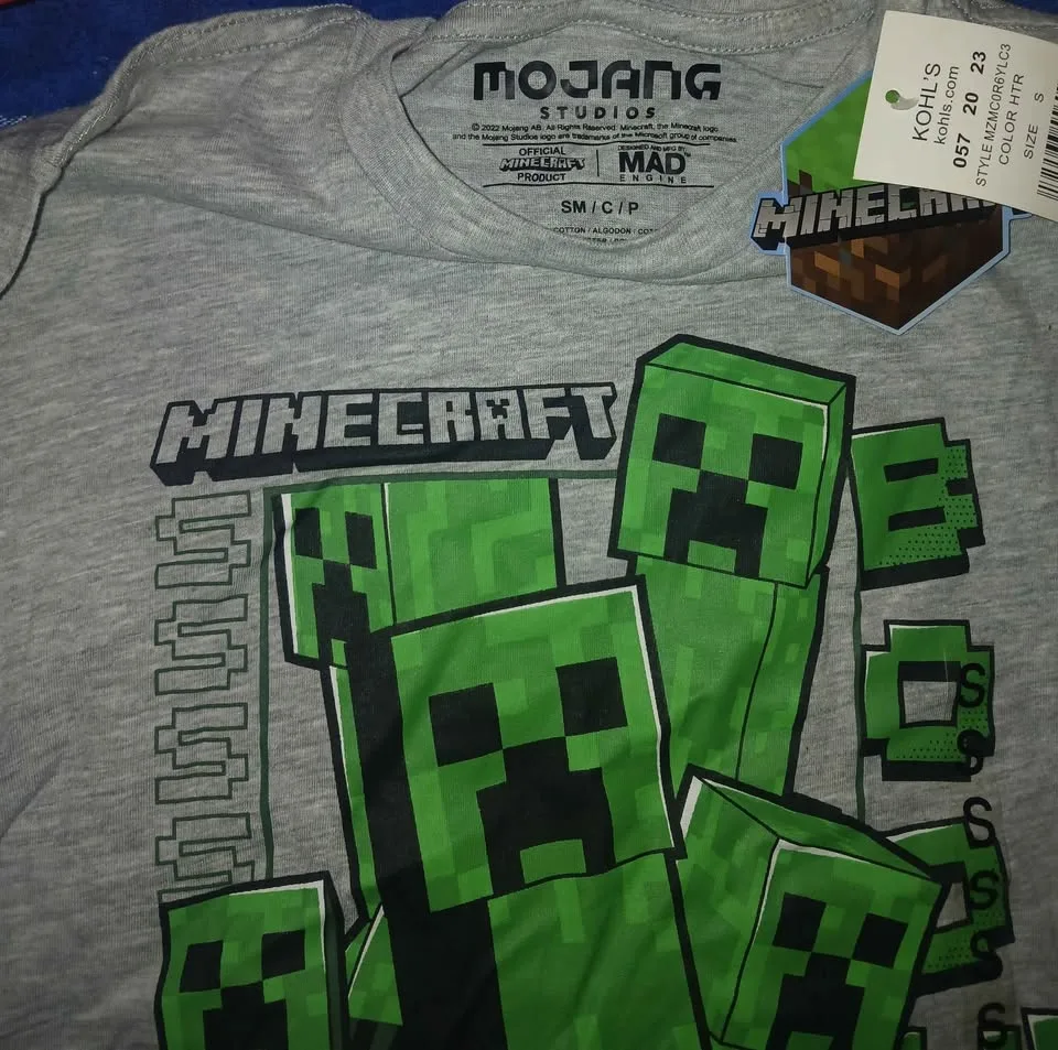Minecraft boys long sleeve t-shirt image indicator(2)