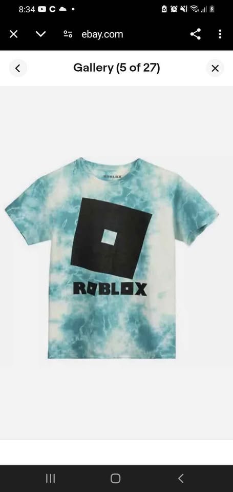 Unisex Roblox blue