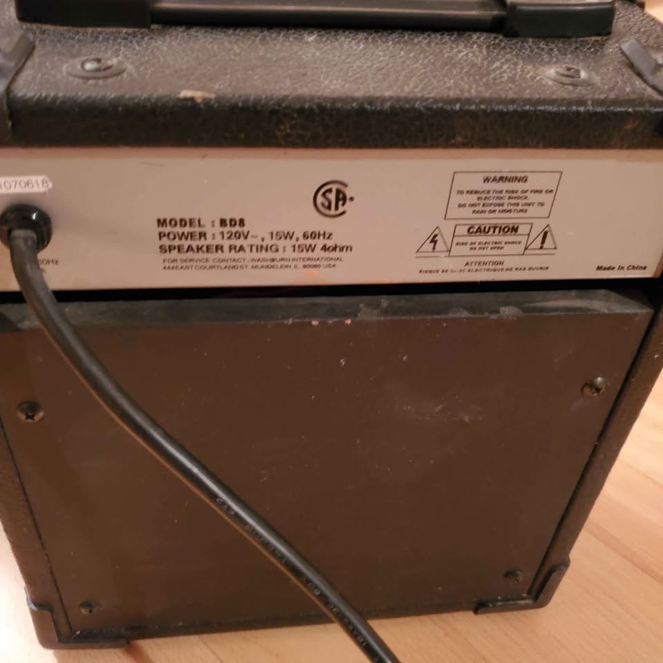 Guitar Amp - Beginner's, Practice Amp, Washburn Bad Dog 🥕 - photo 2