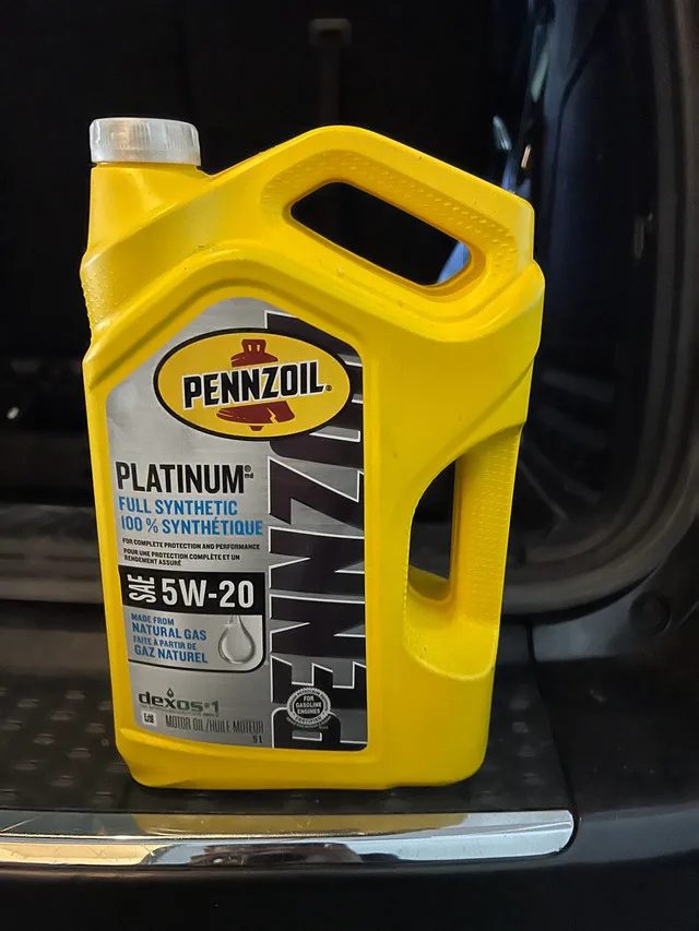 Pennzoil Platinum Full Synthetic Engine Oil - 5W20