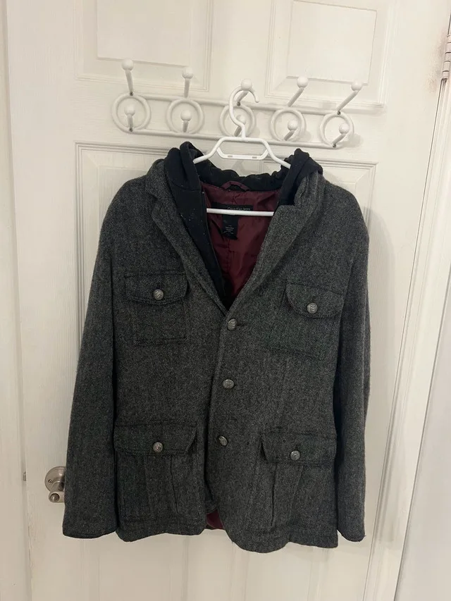 Men’s Calvin Klein Hooded Blazer - Large