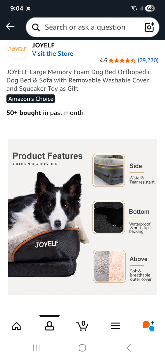 ElfJoy Large Dog Bed - photo 5