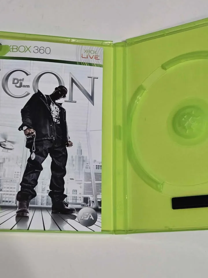 *CASE&MANUAL ONLY* Def Jam Icon Xbox 360 image indicator(3)