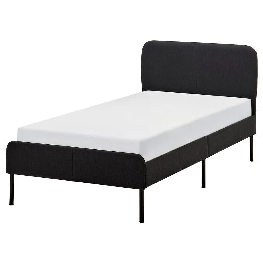 SLATTUM Twin upholstered bed frame