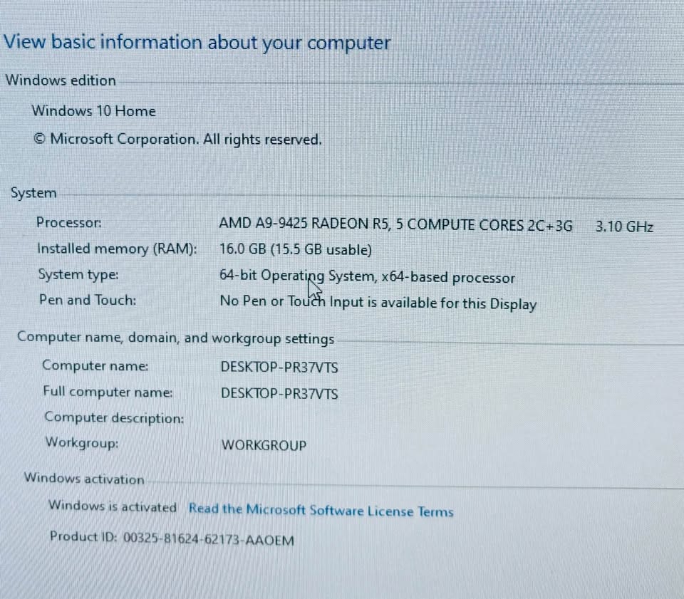 Dell Inspiron AIO PC - AMD A9, 16GB RAM, 1TB SSD - photo 3