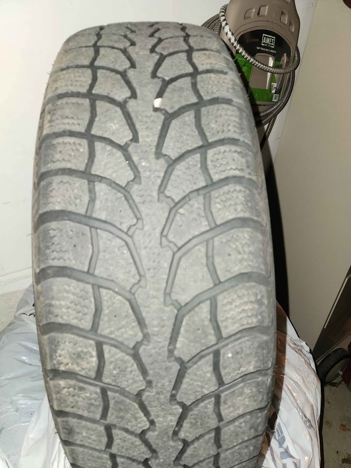 Winter Tires 235 65 R18 Rovelo w/ steel rims (used) - full set ( - photo 3