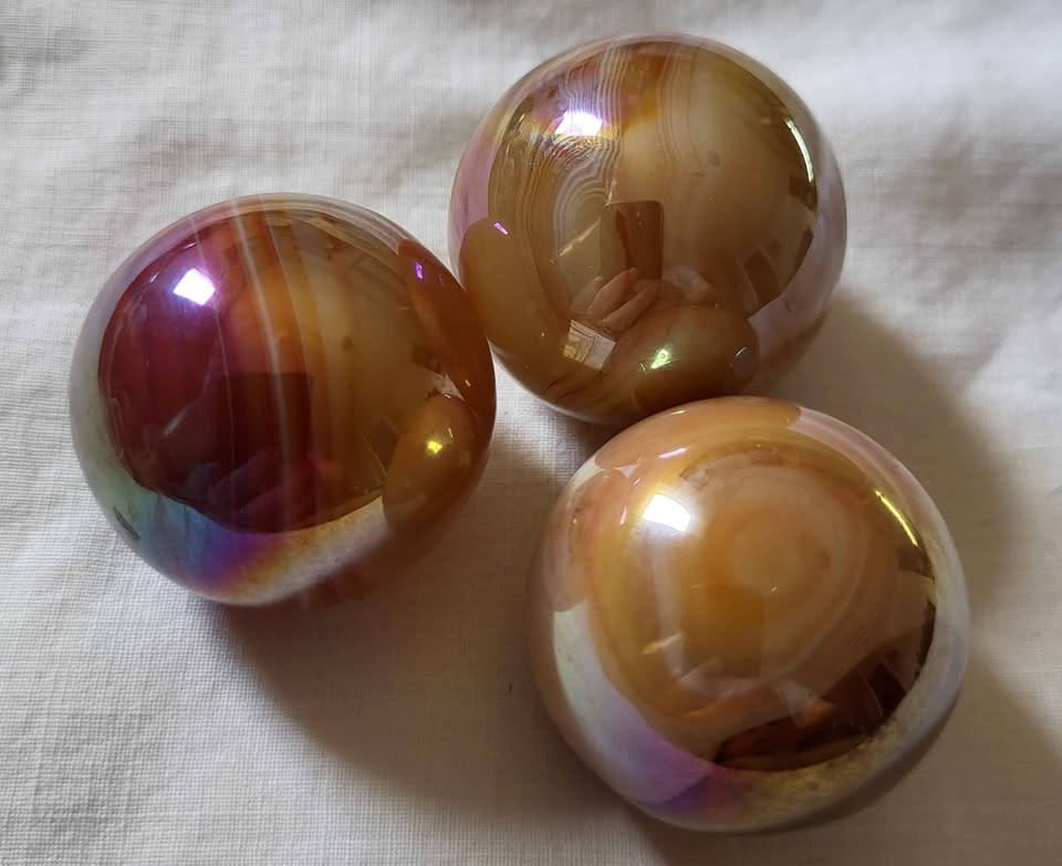 Sardonyx Crystal Spheres - photo 4