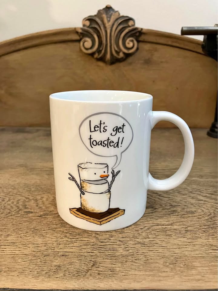 S’mores Let’s get Toasted! Double sided mug