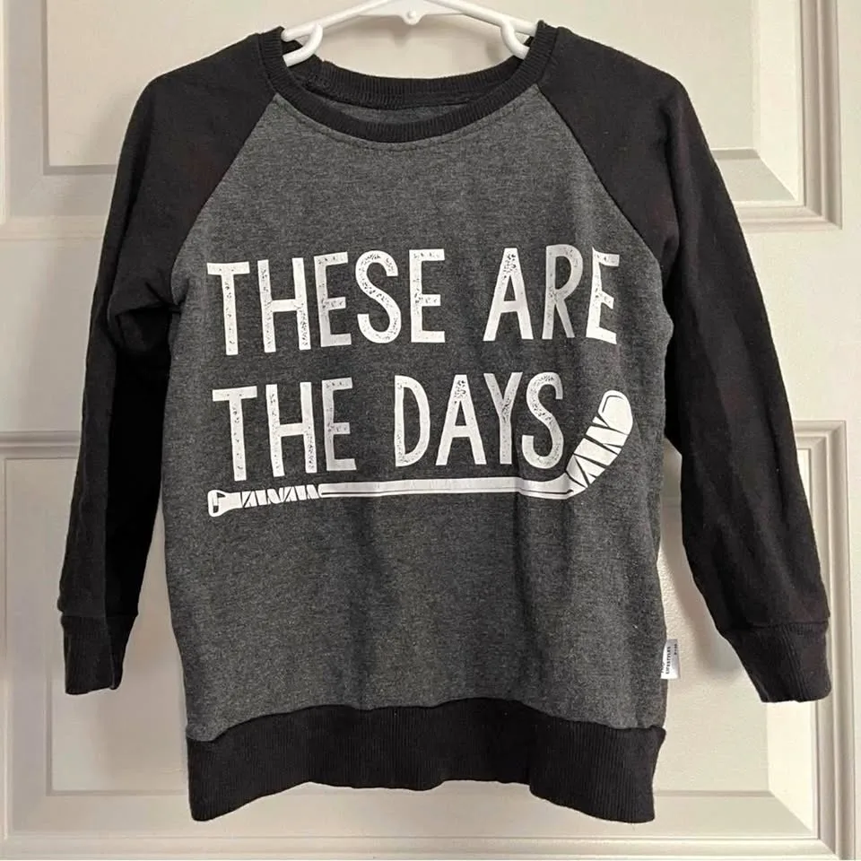 Toddler size 3/4T crewneck sweatshirt