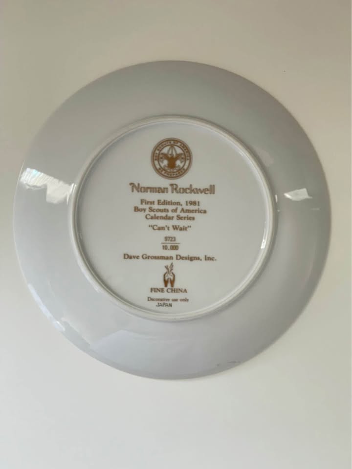 Norman Rockwell “Can’t Wait” Decorative Plate - photo 2
