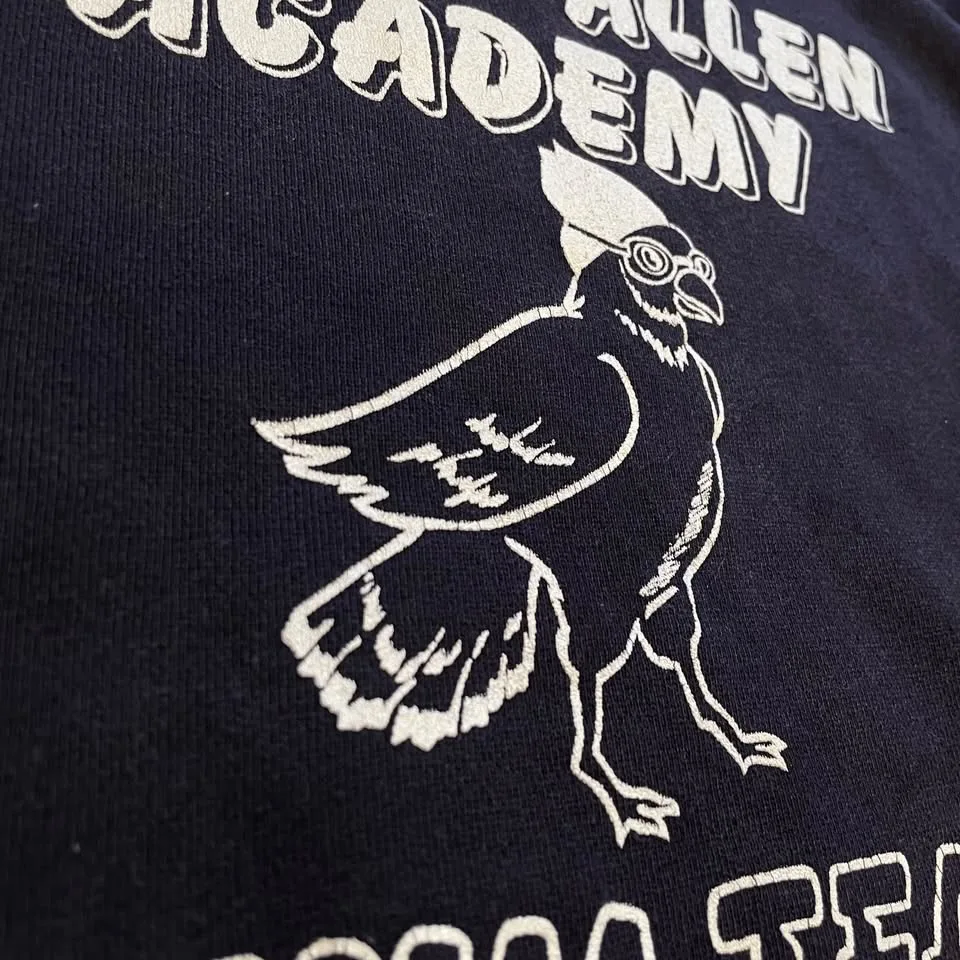 Vintage✨90s Bishop Allen Academy Swim Team Navy Sweatshirt image indicator(3)