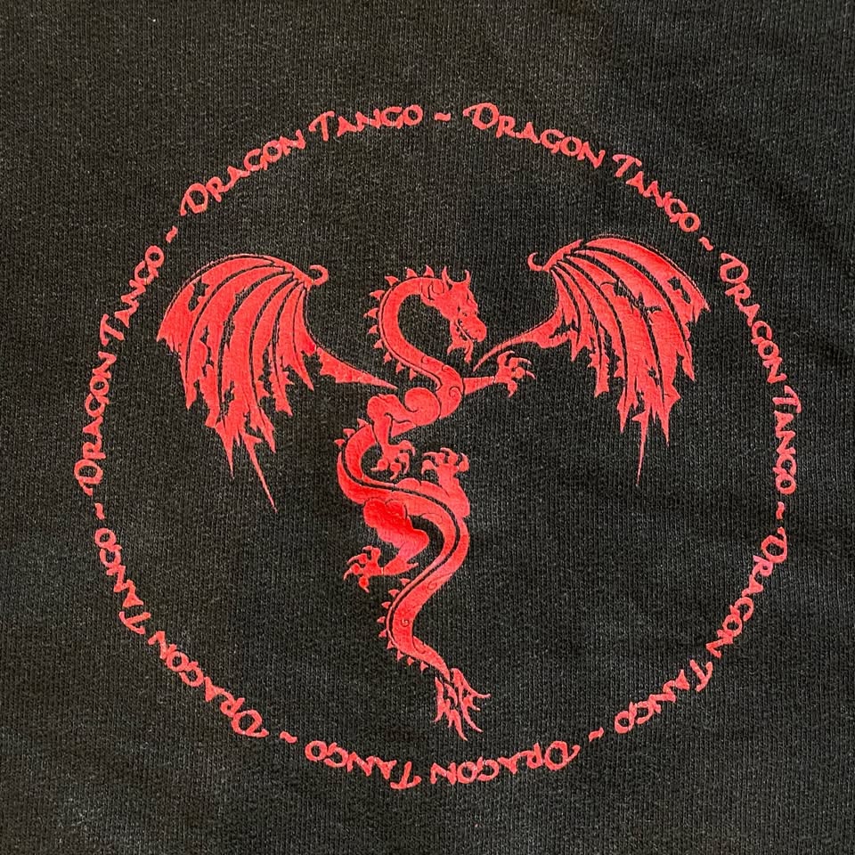 Vintage✨90s Dragon Tango Black Sweatshirt - photo 2