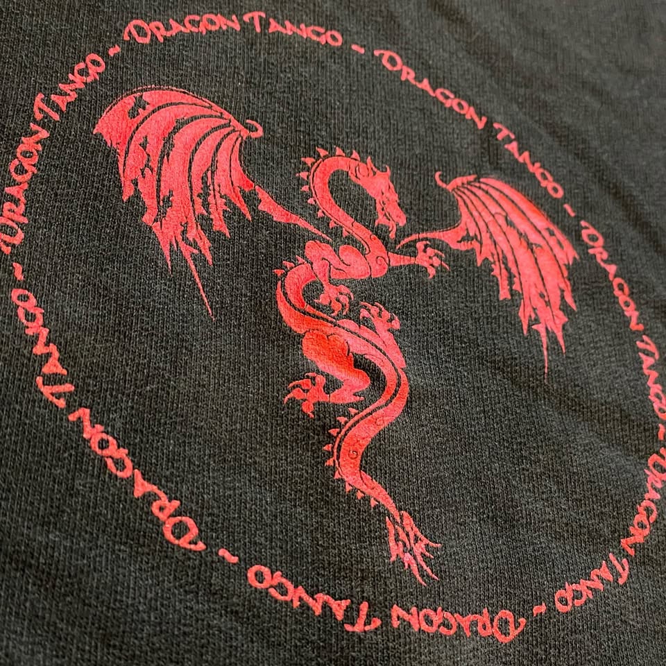 Vintage✨90s Dragon Tango Black Sweatshirt - photo 3