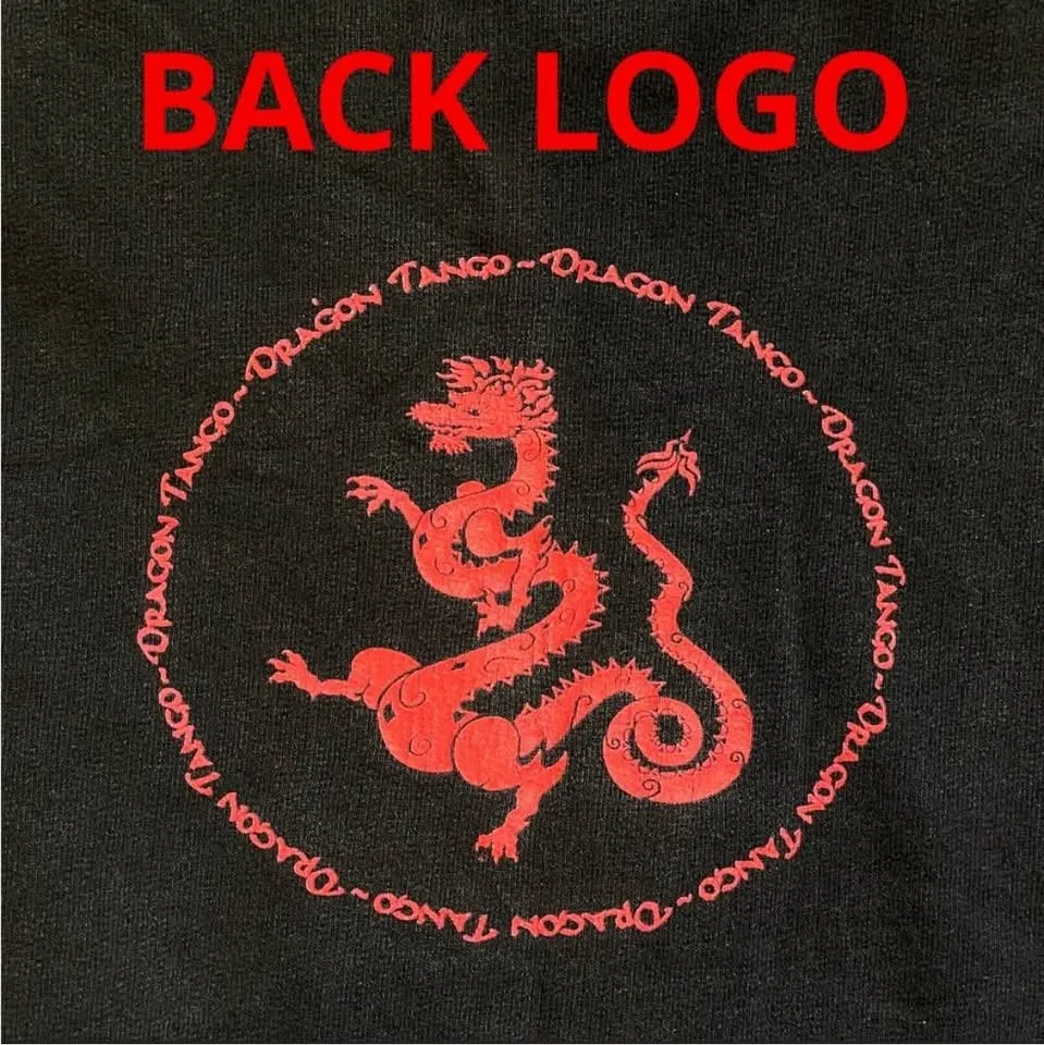 Vintage✨90s Dragon Tango Black Sweatshirt image indicator(10)