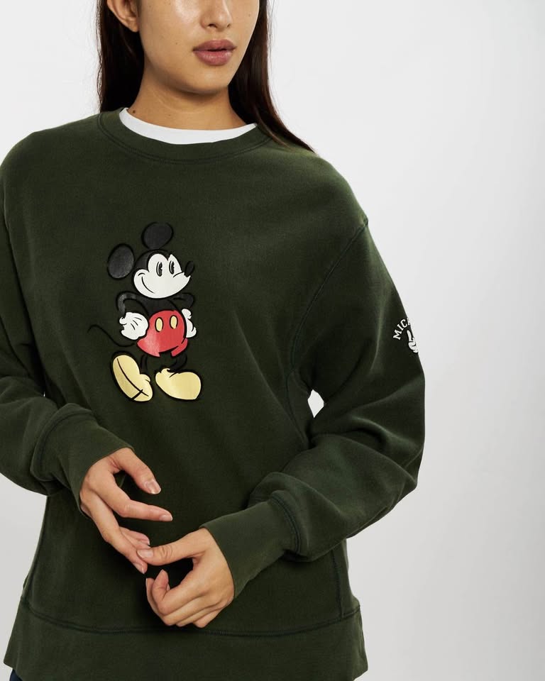 VINTAGE✨90s DISNEY MICKEY MOUSE Pullover SWEATSHIRT - photo 2