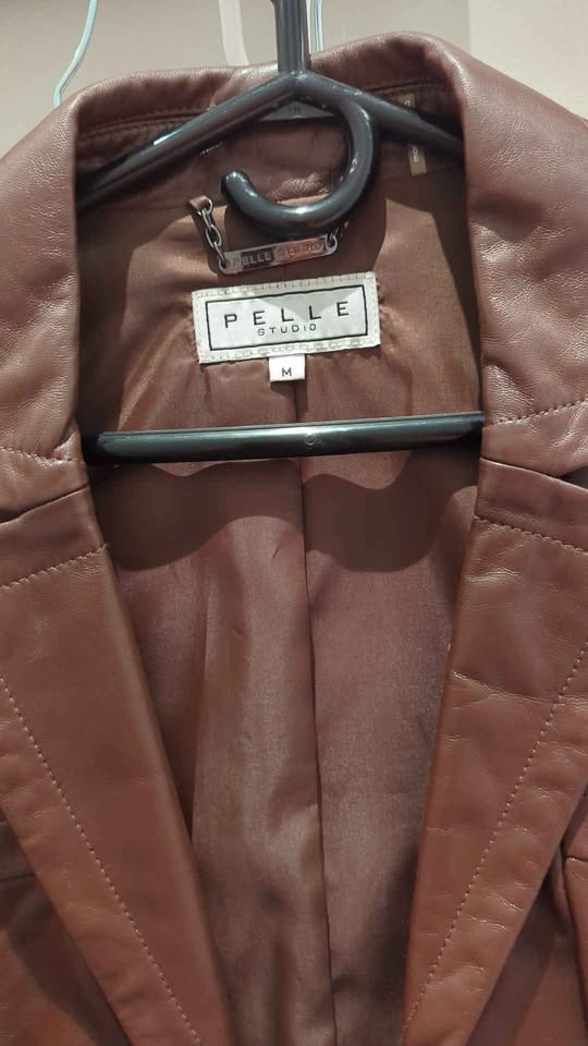 Genuine leather blazer Size M - photo 3