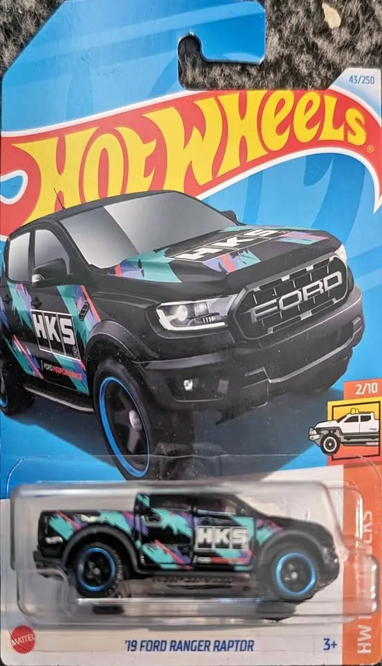 Hot Wheels '24: 2019 Ford Ranger Raptor Black HKS