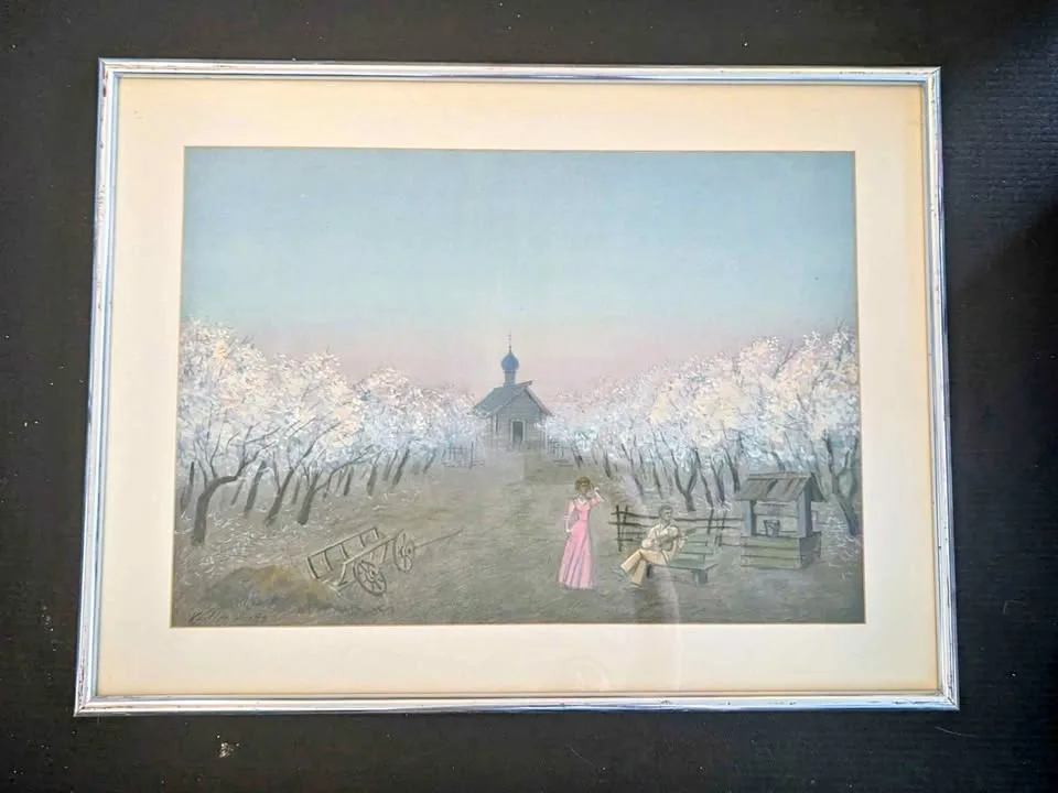 Original Art Work with Frame by Vadim Klotts thumbnail