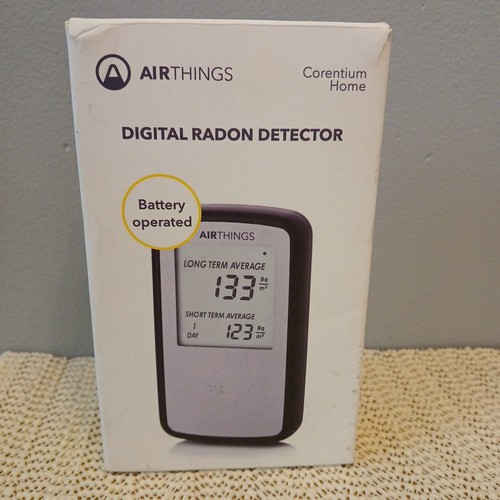 Airthings Corentium Radon Detector w/ Box & Manuals