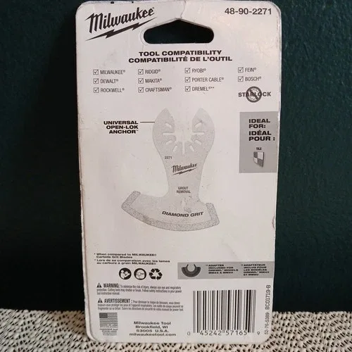 Lot of 4 Milwaukee Oscillating Tool Attachments Bundle Blades image indicator(9)