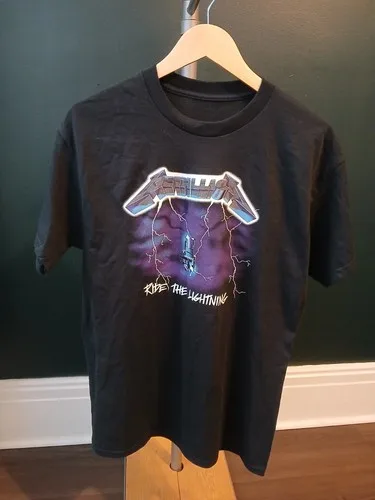 Metallica Ride The Lightning T Shirt MEDIUM image indicator(2)
