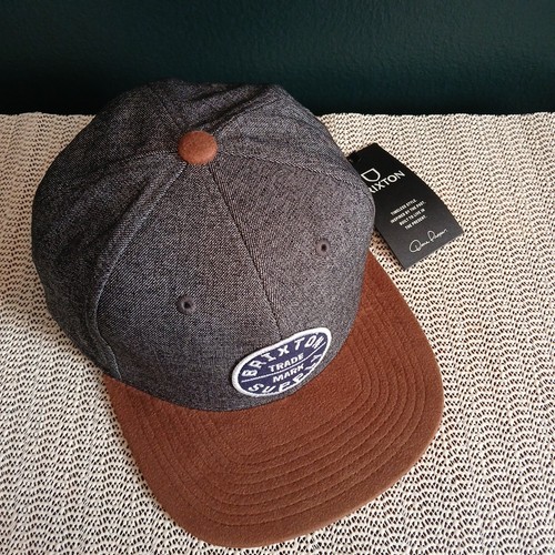 Brixton Oath III Snapback Hat - Grey/Copper - photo 2