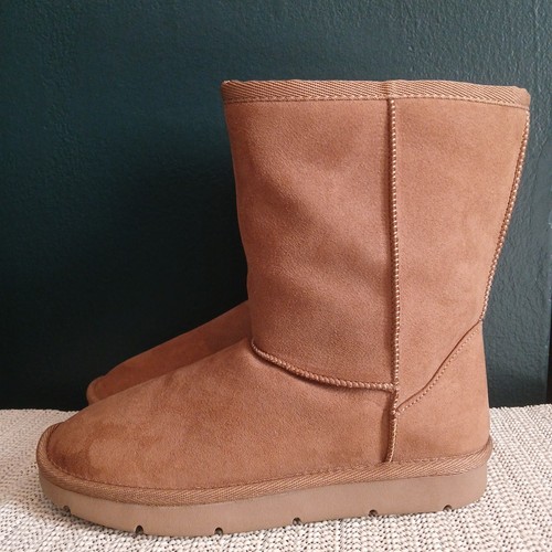 Time And Tru Best Womens Size 6 Tan Brown Microfibre Boots - photo 4