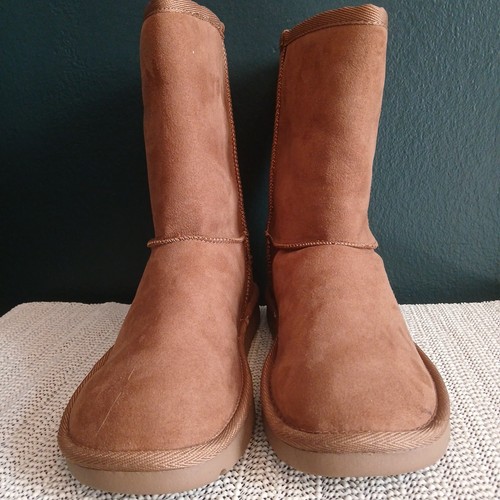 Time And Tru Best Womens Size 6 Tan Brown Microfibre Boots - photo 5