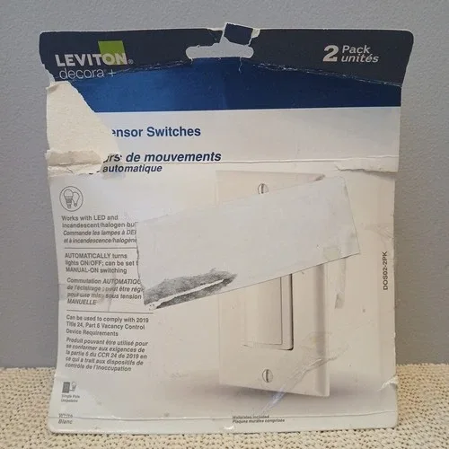 Leviton Decora Motion Sensor Switch Auto-On image indicator(10)