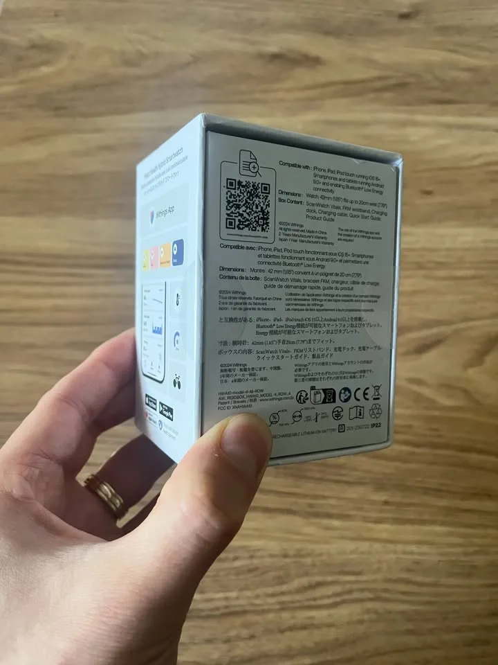 Hybrid Smart Watch 🥕(Withings ScanWatch Vitals 42mm) image indicator(3)