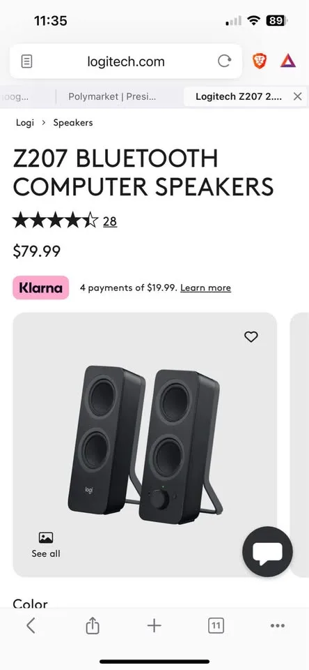Logitech Bluetooth Computer Speakers 🥕 image indicator(5)