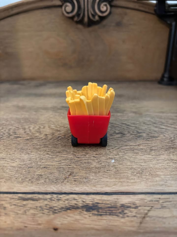 Vintage Fisher Price Little People McDonald's Fry Cart - photo 2