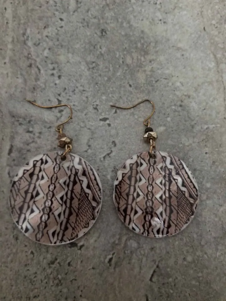 Patterned earrings design image indicator(4)